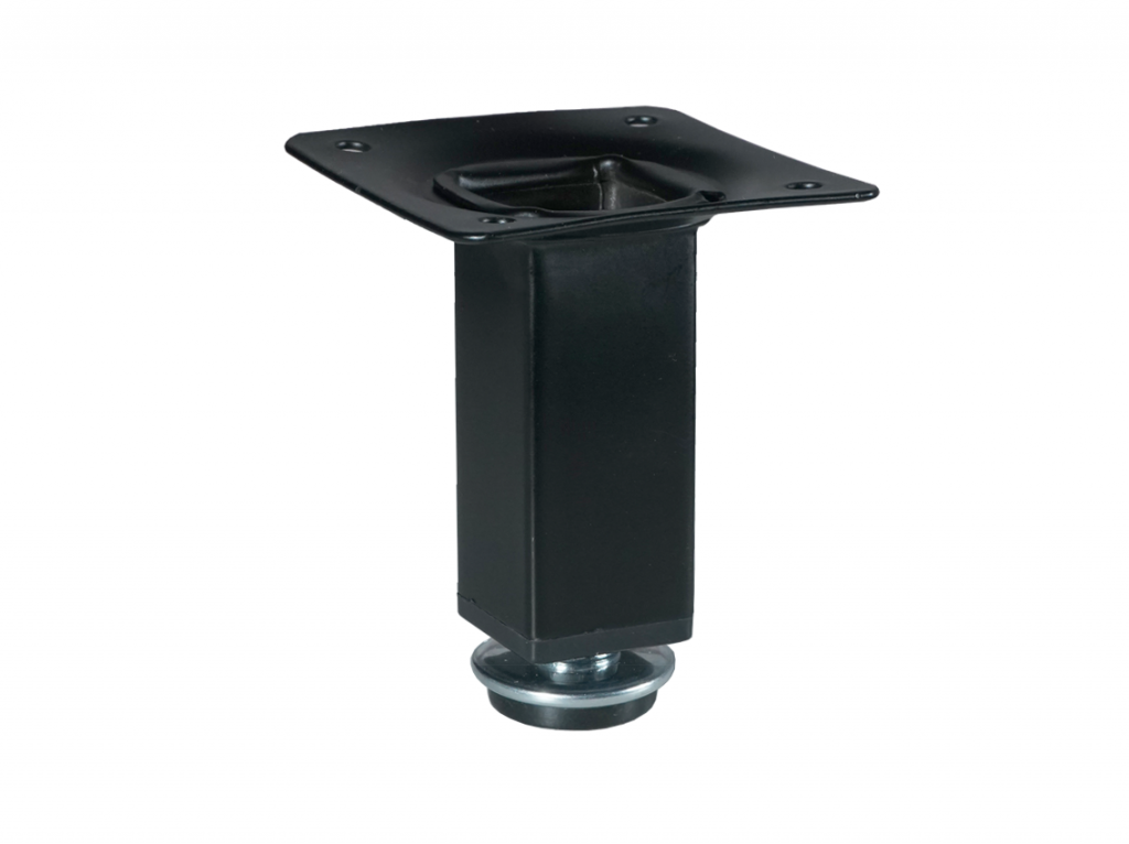 Опора з регулюванням квадратна GIFF Nelio 25x25/80 чорна